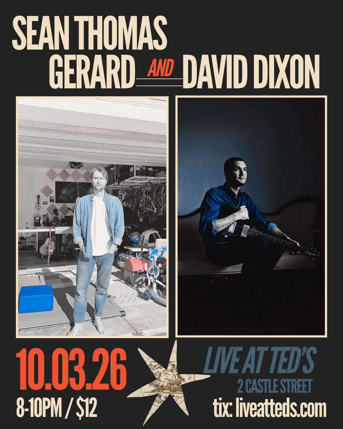 Sean Thomas Gerard & David Dixon**NEW DATE